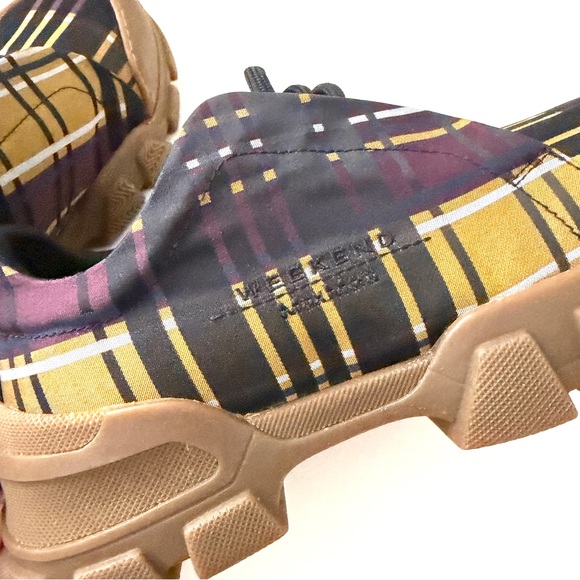 Max Mara Weekend Women's Checkered Sneakers - Picture 8 of 14